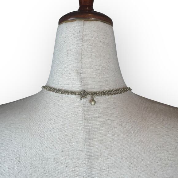 J.Crew Purple Lucite Petal Statement Necklace 23" - Picture 6 of 7